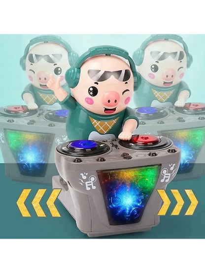 DJ Rock Pig Χορευτικό Παιχνίδι με Μουσική & Φώτα 🎵✨